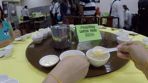 the vegetarian soup at Po Lin Monastery 寶蓮禪寺齋堂 in Outlying Islands