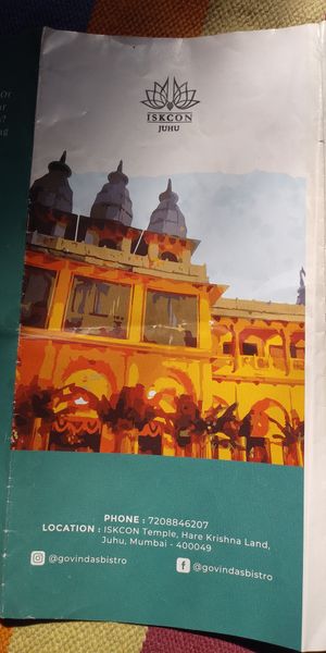  at Govinda's Restaurant in Mumbai