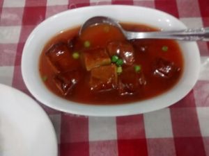 Peking duck  at Happy Buddha in Kuta