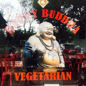 The entrance  at Happy Buddha in Kuta