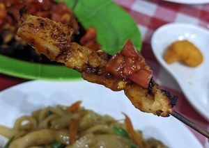 Satay stick at Happy Buddha in Kuta