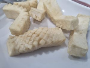 Squid vegan at Happy Buddha in Kuta