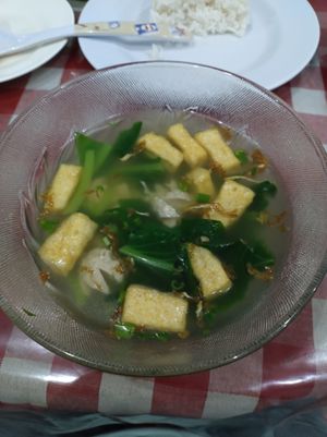 Sop Baso (Meatball soup) at Happy Buddha in Kuta
