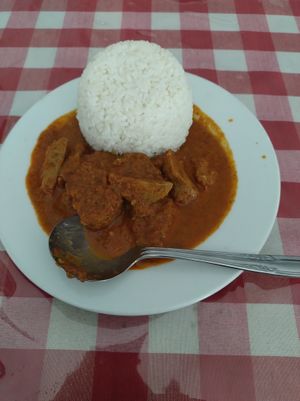 Rendang at Happy Buddha in Kuta