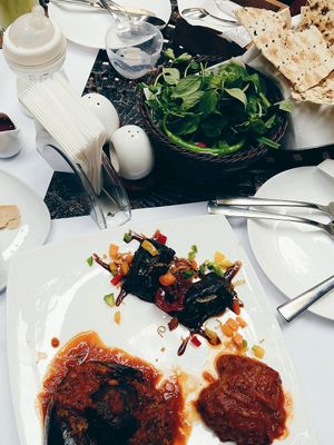 Medley of dulmas at Ananda in Tehran