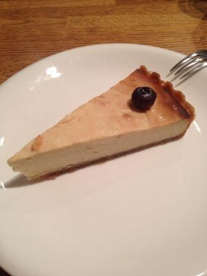 vegan cheesecake...yum!! at Green Earth in Osaka