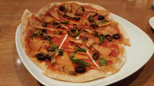 Pizza at Green Earth in Osaka