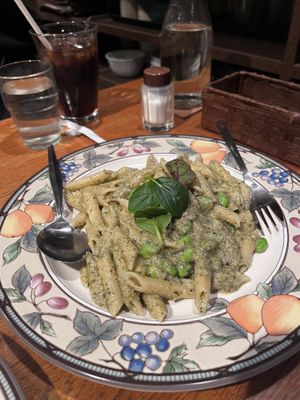 Celery Genovese Penne   at Green Earth in Osaka