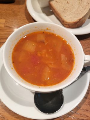 Soup at Green Earth in Osaka