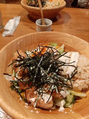 Soy meat bowl 👌👌 at Green Earth in Osaka