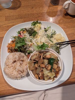 Daily special at Green Earth in Osaka