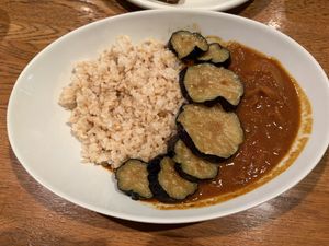 Vegan Eggplant Curry  at Green Earth in Osaka