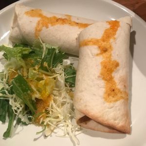 Hummus wrap at Green Earth in Osaka