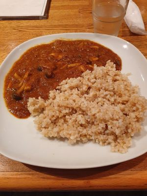 Mushroom curry at Green Earth in Osaka