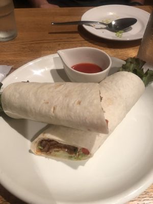 Soy Meat Wrap at Green Earth in Osaka