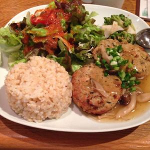 awesome meal at Green Earth in Osaka