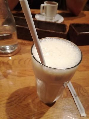 Banana soyshake at Green Earth in Osaka