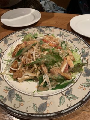 Gabo gabo satay tempeh salad at Green Earth in Osaka