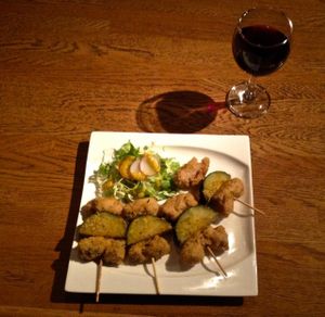 Spicy 'chicken' at Green Earth in Osaka