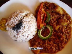 Curry plate at Alishan Cafe in Saitama