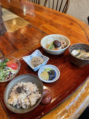 Stewed veggies lunch plate  at Alicia in Tokyo