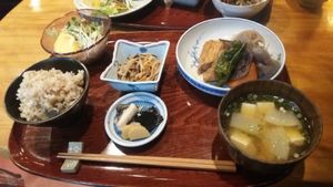 Lunch menu - vegetables stew at Alicia in Tokyo