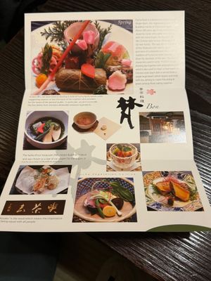 Spring Menu at Fucha Bon in Tokyo