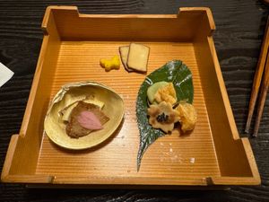 SHAO PING: For us, a selection of tofu prepared three ways at Fucha Bon in Tokyo
