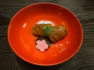 Special Seasonal Course at Fucha Bon in Tokyo