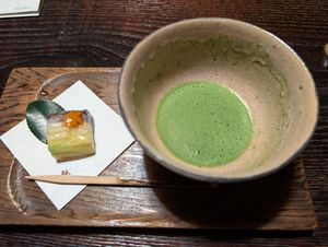 Matcha with Extra Dessert at Fucha Bon in Tokyo