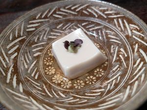 Chilled Sesame Tofu - Ma Fu at Fucha Bon in Tokyo