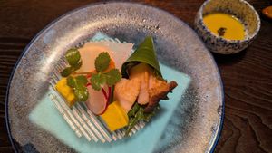 Special course at Fucha Bon in Tokyo