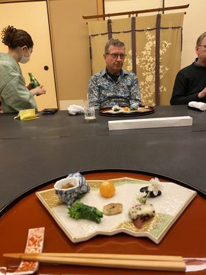 First course  - this was the biggest  at Daigo in Tokyo