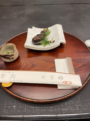 Presentation on most beautiful dishes  at Daigo in Tokyo