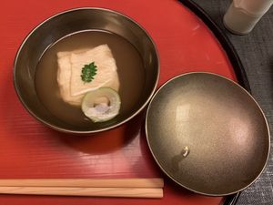 Beancurd at Daigo in Tokyo