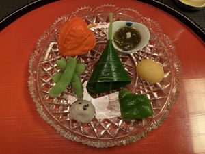 assorted dish at Daigo in Tokyo