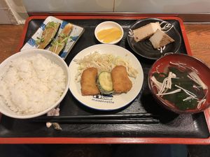 Daily meal set  at Korinbo in Tokyo