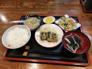 daily set meal at Korinbo in Tokyo