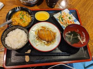 Daily special set at Korinbo in Tokyo