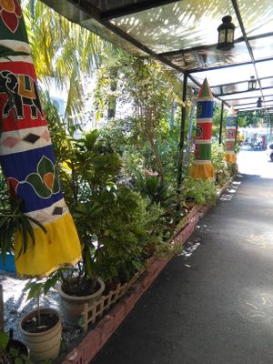 Exit/Entrance at Annalakshmi Temple of Fine Arts in Penang