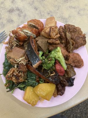 Bits of everything  at Ee Beng Vegetarian Food 毅明素食 in Penang