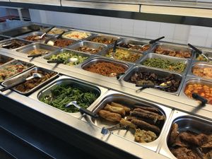 Buffet selection  at Ee Beng Vegetarian Food 毅明素食 in Penang