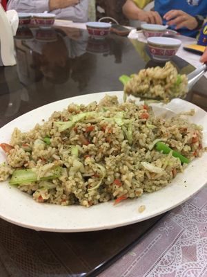 Olive rice at Kek Lok Si Vegetarian Restaurant 极乐寺素食餐厅 in Penang