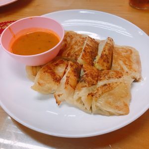 Cheese prata at Lu Ye Yuan Vegetarian in Bukit Mertajam