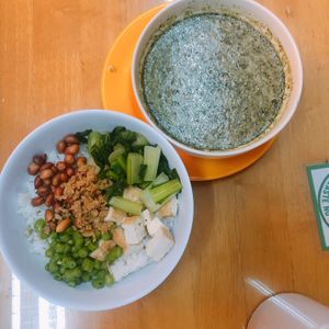 Thunder tea rice. - i likey at Lu Ye Yuan Vegetarian in Bukit Mertajam