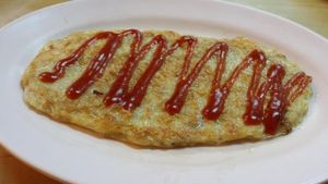 Homemade veg egg at Lu Ye Yuan Vegetarian in Bukit Mertajam