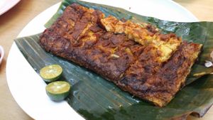 Baked fish at Lu Ye Yuan Vegetarian in Bukit Mertajam