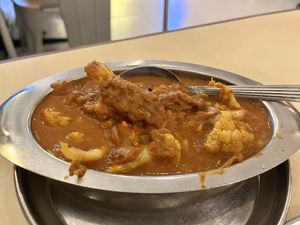 Cauliflower curry   at Woodlands Vegetarian Restaurant - Georgetown in Penang