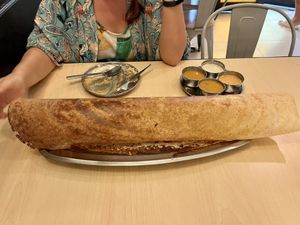 Paper dosa   at Woodlands Vegetarian Restaurant - Georgetown in Penang