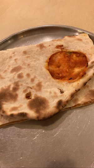 Masala Naan. Fluffy and tasty  at Woodlands Vegetarian Restaurant - Georgetown in Penang